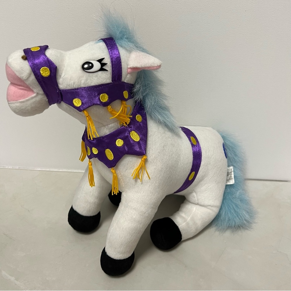 Circus Horse Barnum & Bailey White Show Horse Greatest Show On Earth  Plush Toy